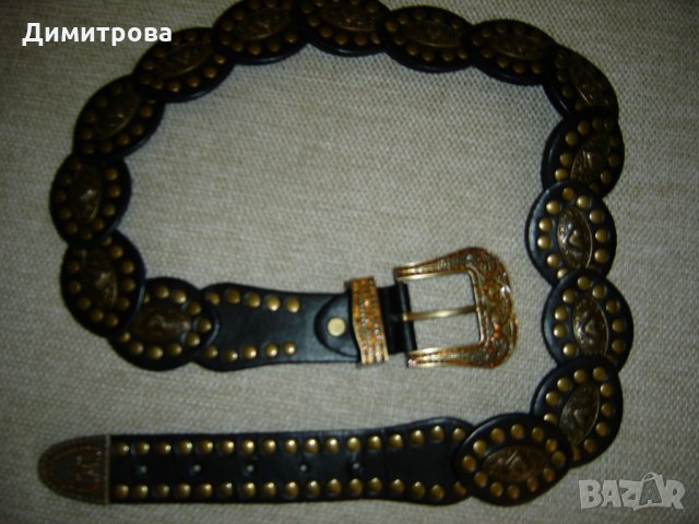 Ест.кожа, супер ефектен!, снимка 3 - Колани - 30703787