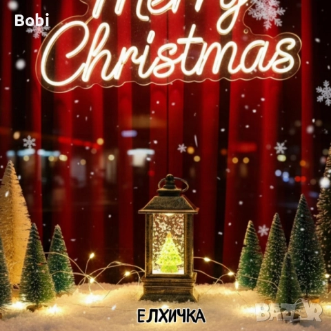 LED Коледен фенер с падащ сняг – топлина, уют и празнично настроение във всеки дом, снимка 3 - Декорация за дома - 52228768