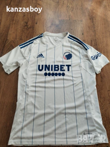ADIDAS F.C. Copenhagen 21/22 home - мъжка футболна тениска М, снимка 5 - Тениски - 51321157