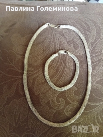 сребърни бижута , снимка 12 - Колиета, медальони, синджири - 51763673