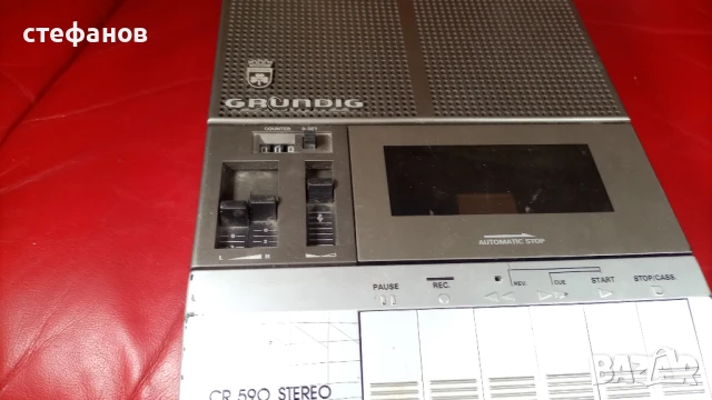 Стерео касетофон GRUNDIG CR 590 stereo, снимка 3 - Радиокасетофони, транзистори - 50971159
