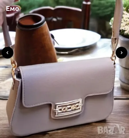 Малка дамска кожена чанта с тик-так закопчаване, снимка 6 - Чанти - 48429171