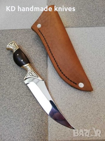 Ръчно изработен ловен нож от марка KD handmade knives ловни ножове, снимка 2 - Сафари почивки - 30284361