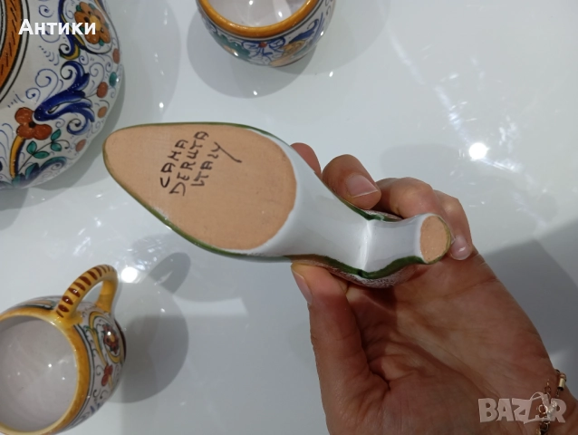 Керамичен италиански лот маркиран , снимка 2 - Сервизи - 52528024