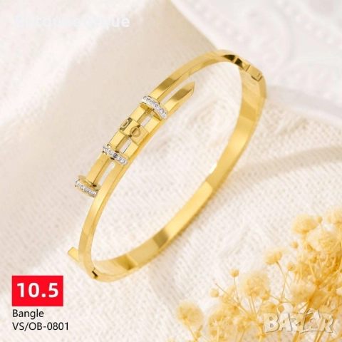 гривни от висококачествена стомана chanel hermes gucci, снимка 11 - Гривни - 52185539