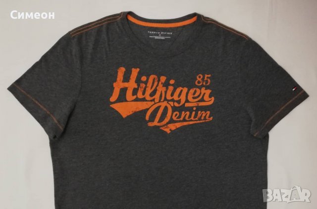 Tommy Hilfiger оригинална тениска M памучна фланелка, снимка 2 - Тениски - 37751834