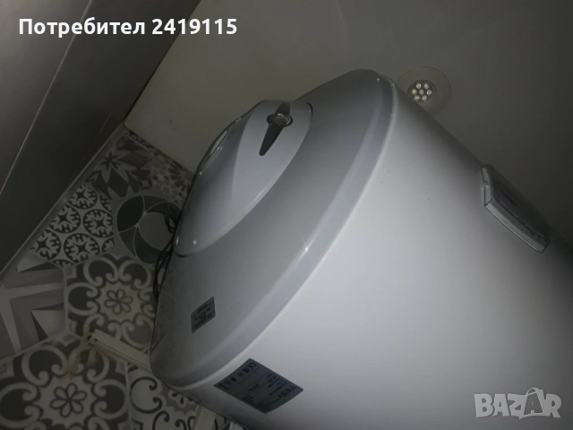Хоризонтален бойлер Tesy  80л. с остатъчна гаранция, снимка 2 - Бойлери - 54300466