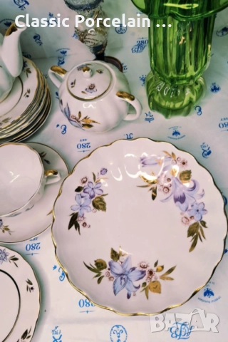 РЯДЪК! СЕРВИЗ „ЛИЛИЯ“ – ЛФЗ (СССР, 1989–1992 Г.), снимка 10 - Сервизи - 51837730