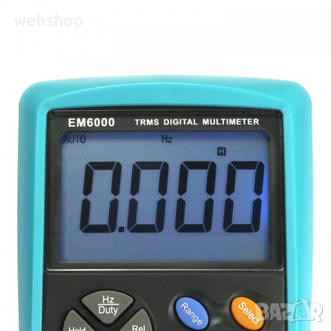 Дигитален Мултиметър ALLО​SUN , Мултицет с интерфейс EM6000 VAC/VDC | AAC/ADC | OHM | F| °C | Hz, снимка 7 - Други инструменти - 38677839