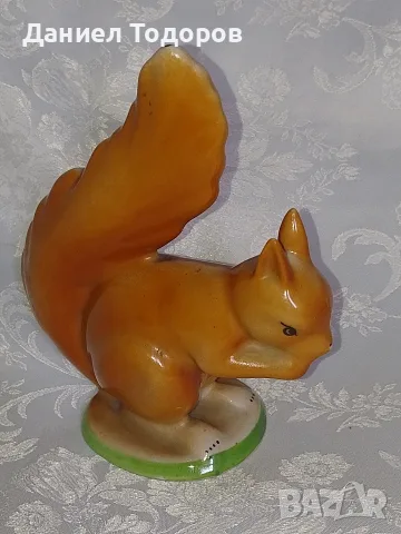 Старa Българска Порцелановa Фигурa - Катерица 🐿️ , снимка 9 - Колекции - 56272829