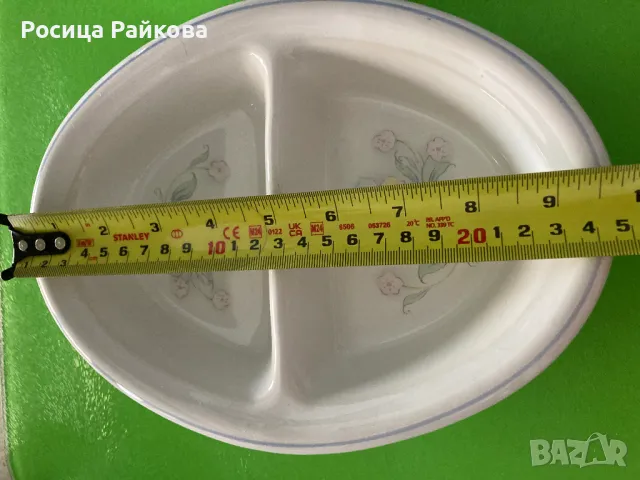 Две порцеланови чинии, снимка 3 - Чинии - 50260945