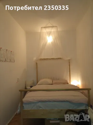 Балдахин с основа за стена