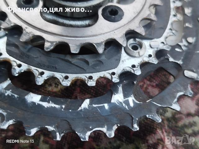 Курбел със средно движение за велосипед колело Shimano deore xt , снимка 4 - Части за велосипеди - 51648716
