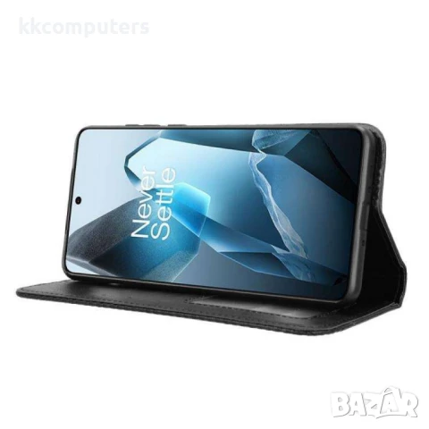 OnePlus 13 5G Retro Texture Wallet Калъф и Протектор, снимка 7 - Калъфи, кейсове - 51259043