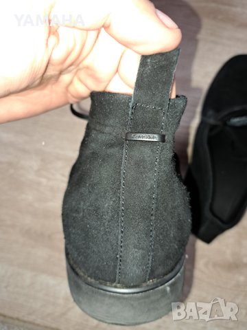 Calvin klein  Мъжки Боти 46. ЕСТЕСТВЕНА КОЖА , снимка 13 - Мъжки боти - 42375432