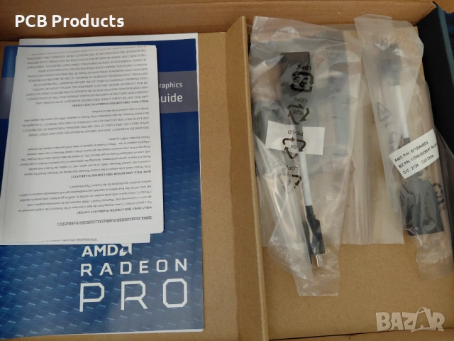 AMD Radeon Pro W5700 8GB GDDR6 – Професионална видеокарта за работна станция (Workstation), снимка 5 - Видеокарти - 54156057