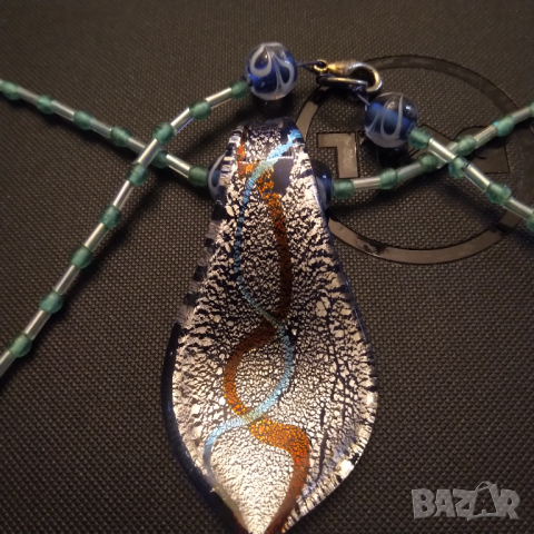 Намалено Мурано страхотно колие в стил арт нуво