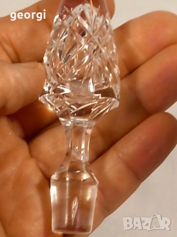 Ретро кристален декантер с метален обков , снимка 7 - Колекции - 42899869