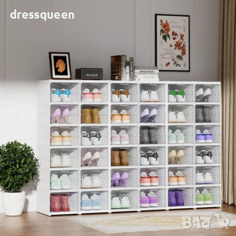 4951 Сгъваем Органайзер за Обувки и Аксесоари – Компактен и Твърд, снимка 10 - Други стоки за дома - 53929299