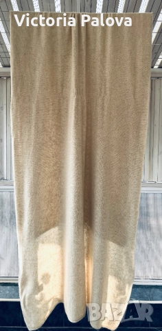 Голям кашмирен шал  BARTOLINI ITALY- топъл пясъчен беж 220/85см, снимка 2 - Шалове - 52669523