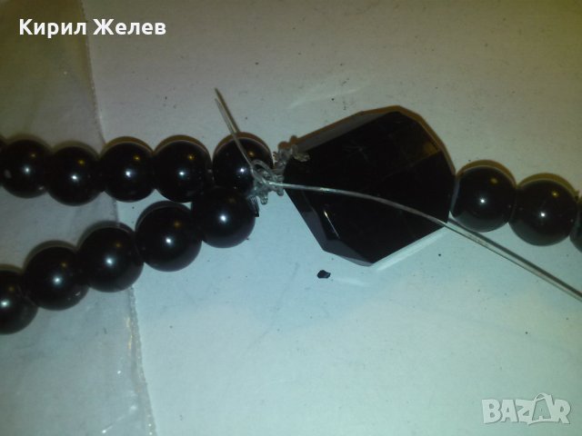 ВИНТИДЖ КОЛИЕ КРИСТАЛНО СТИЛНО 7267, снимка 3 - Колиета, медальони, синджири - 29825569