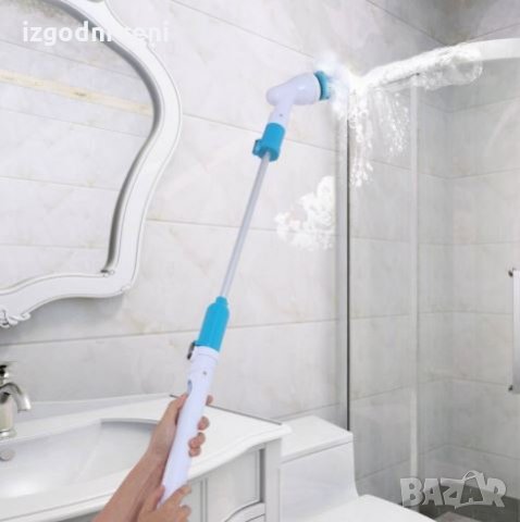 Електрическа четка за почистване на баня, снимка 7 - Парочистачки и Водоструйки - 32074095
