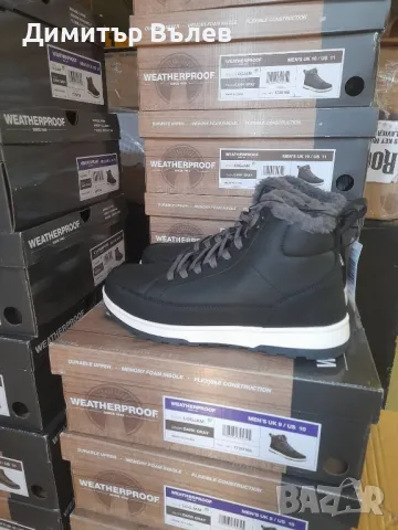 Обувки Weatherproof внос от Англия. Номера (UK 9/US 10/EU 43) и (UK 10/US 11/EU 44,5) 46 кафеви, снимка 8 - Мъжки боти - 47391494