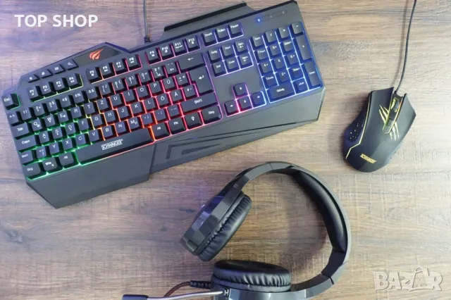 Геймърска клавиатура SCHWAIGER Gaming Tastatur GT108, RGB подсветка, снимка 6 - Клавиатури и мишки - 48657251