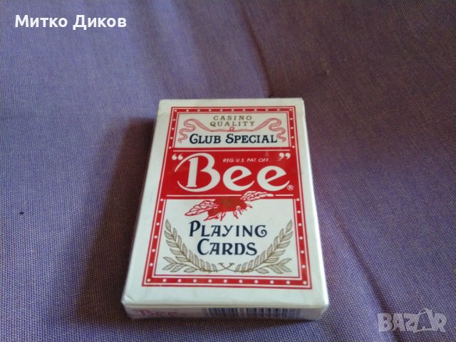 Bee club special playing cards #92 карти за игра 52+3 нови пластик 100% американски в кутия, снимка 17 - Карти за игра - 39160906