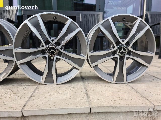 Оригинални Джанти Мерцедес C-Klasse W205-17 цола, снимка 9 - Гуми и джанти - 53118804