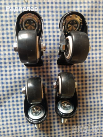 Комплект колела за колички , стелажи и други , снимка 3 - Други стоки за дома - 50638085