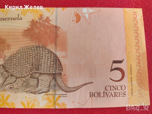 Банкнота Венецуела ИЗКЛЮЧИТЕЛНО КРАСИВА РЯДКА ПЕРФЕКТНО СЪСТОЯНИЕ ЗА КОЛЕКЦИЯ 27400, снимка 6 - Нумизматика и бонистика - 36697681
