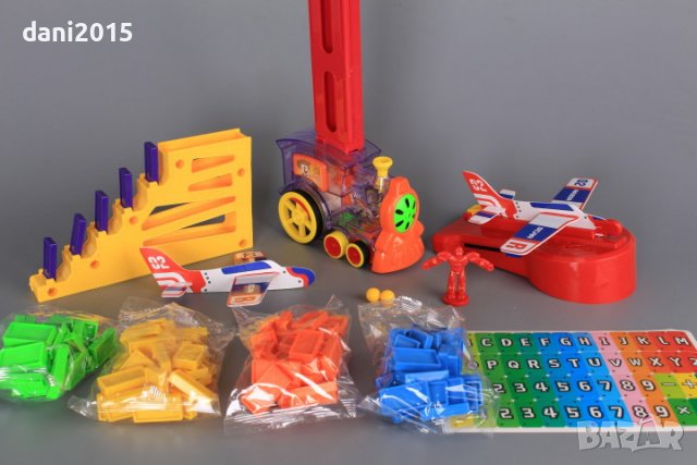 Детско самоподреждащо се домино със самолети за изтрелване - Код 5108, снимка 3 - Игри и пъзели - 39089762