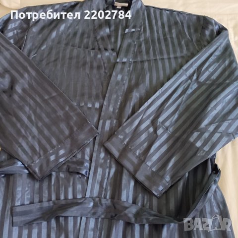 Копринен мъжки халат,халати, снимка 7 - Бельо - 26675025