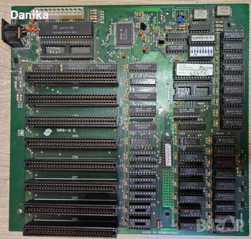 Работеща дънна платка SUPER-10 E JUKO XT Правец 16 8088 V20