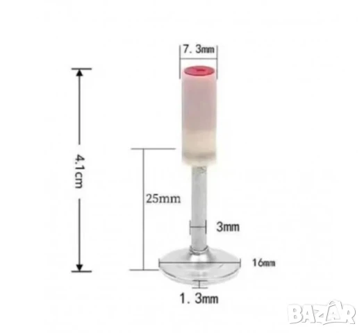 Пирони за пистолет, малки, заряд, прави, Ф7,3x25mm, кутия 100бр., снимка 6 - Други стоки за дома - 50748101