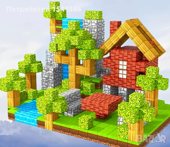 300/200 /100/50 и 30 части Майнкрафти магнитни кубчета , снимка 2 - Конструктори - 49747695