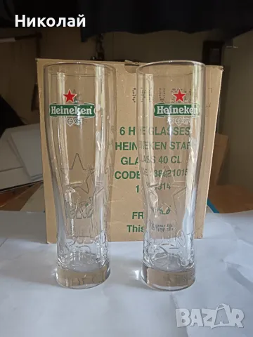 Чаши за бира Хайнекен / Heineken 250мл / 400 мл.