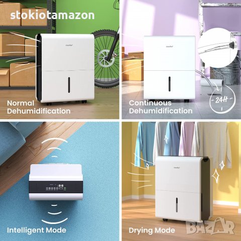 Влагоабсорбатор Comfee MDDN-50DEN7 - 50 литра/24ч,100м2, снимка 2 - Влагоабсорбатори и влагоуловители - 38430160