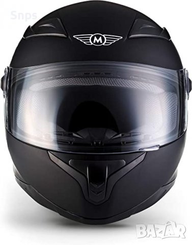 Каска за Скутер Cruiser, черен мат, M (57-58cm), снимка 6 - Аксесоари и консумативи - 36629003