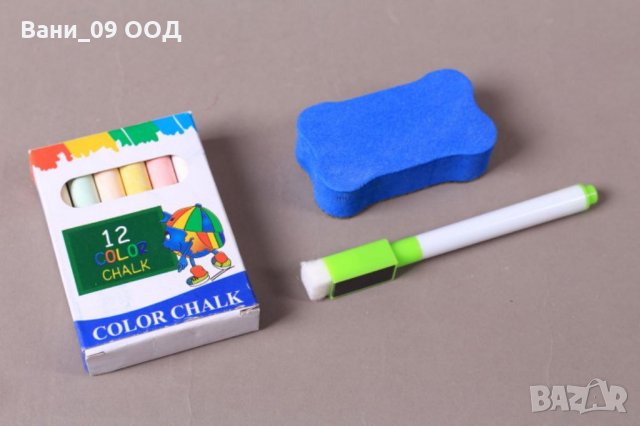 Двустранни дървена дъска за писане и рисуване, снимка 4 - Образователни игри - 35455559