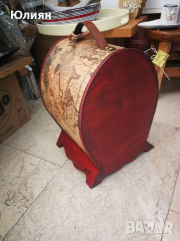 Поставка от дърво за 4 бутилки вино, снимка 5 - Сувенири от дърво - 42738843