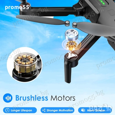 LF632 Сгъваем Интелигентен Дрон 5G 8K Избягване на Препятствия, снимка 4 - Дронове и аксесоари - 52515832