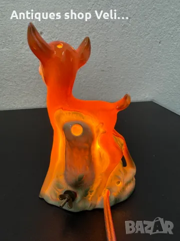 Колекционерска порцеланова лампа Goebel №6320 , снимка 5 - Антикварни и старинни предмети - 48596376