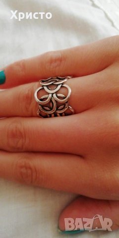 Сребърен пръстен за жени - 925 , снимка 2 - Пръстени - 31368137