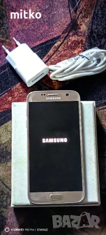 SAMSUNG GALAXY S7 Golden sand-Перфектно състояние на телефона, снимка 5 - Samsung - 55991810