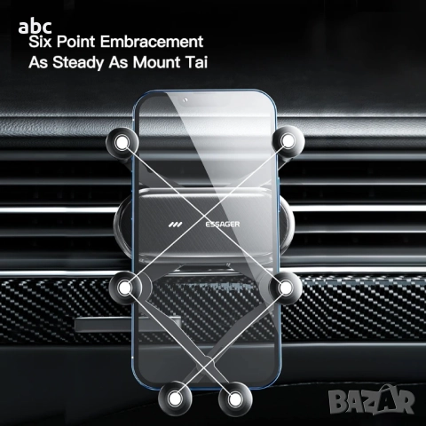 Поставка за телефон Essager - за автомобил, снимка 5 - Аксесоари и консумативи - 52436191