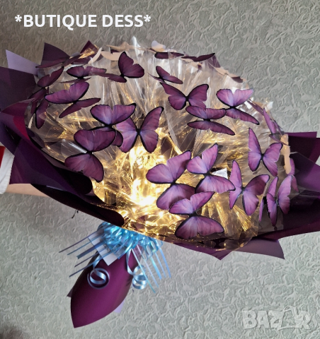 ЗАПОВЯДАЙТЕ‼️🎀 Луксозни, светещи, ръчно изработени букети "DESS"💐🦋, снимка 17 - Подаръци за юбилей - 44730480