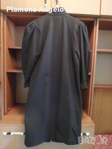 Винтидж дамско палто от 90-те, 100% вълна, снимка 6 - Палта, манта - 51943299