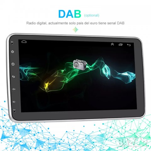 Мултимедия, за кола, 10" дисплей, въртящ екран, автомобил, единичен дин, Android, навигация, 2+64GB, снимка 10 - Аксесоари и консумативи - 39196614